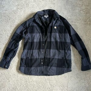 Men’s Plait Carhartt medium weight jacket size Large